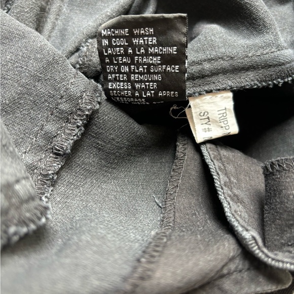 Vintage Tripp NYC Y2K Shiny Denim Snap Front Halter Corset Top - Picture 9 of 11